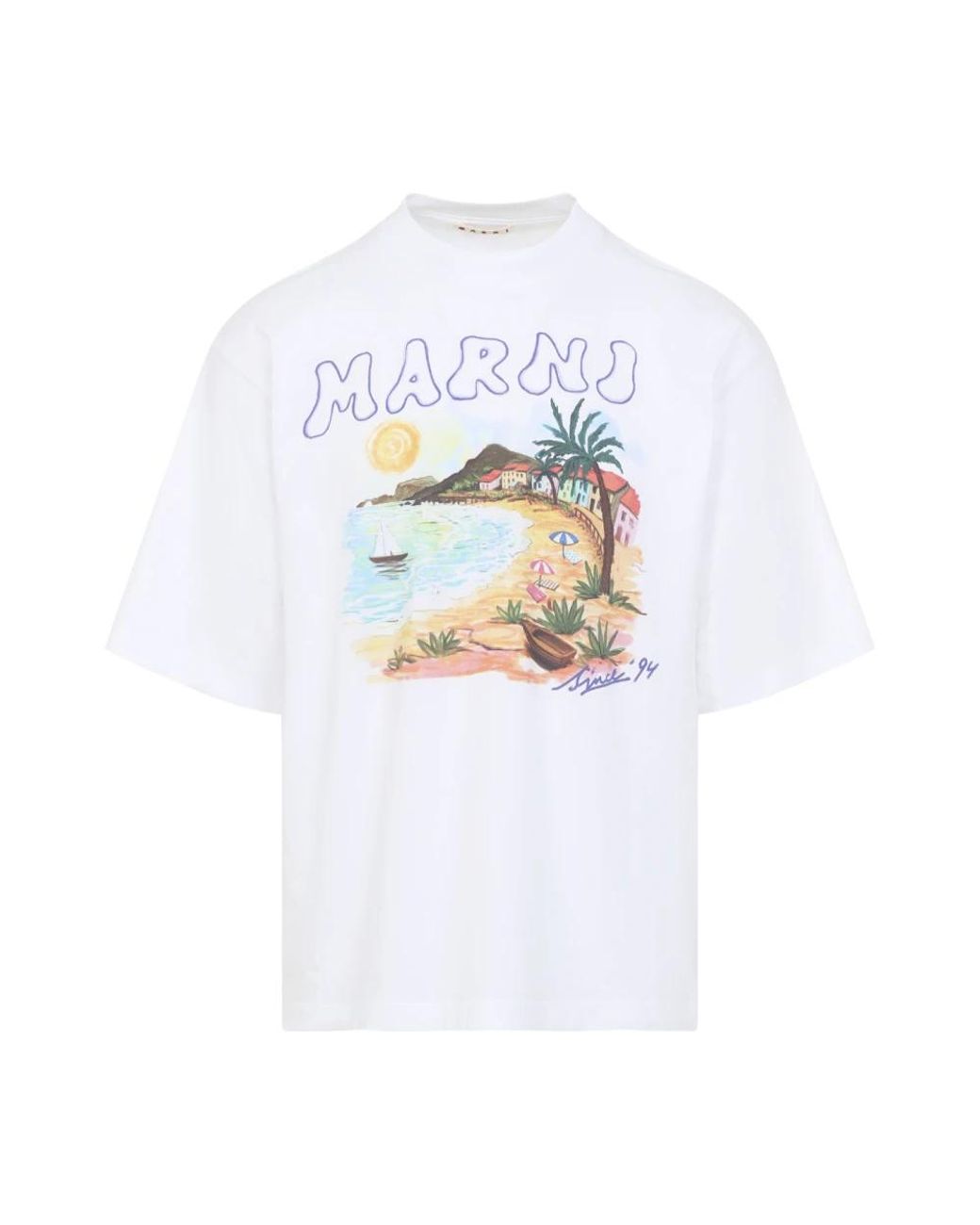 Marni White T-Shirts for men