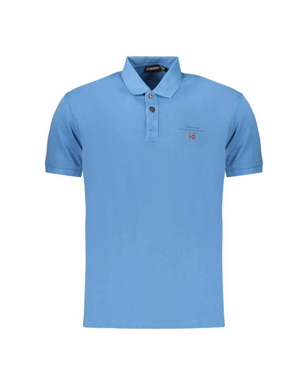 Napapijri Blue Polo Shirts for men