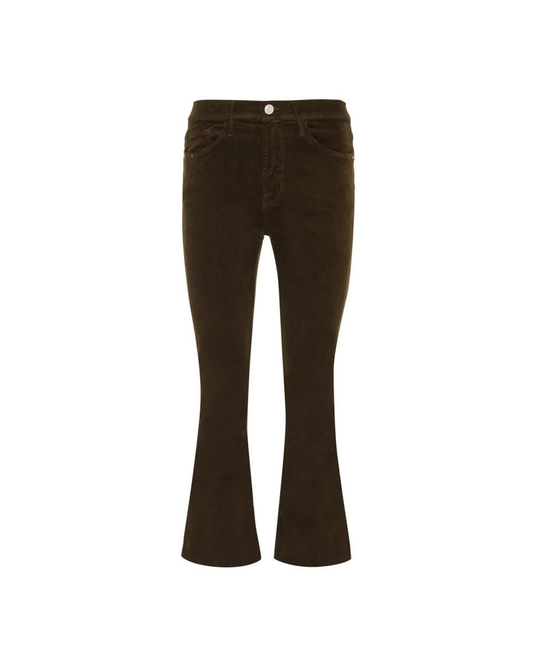 FRAME Brown Wide Trousers