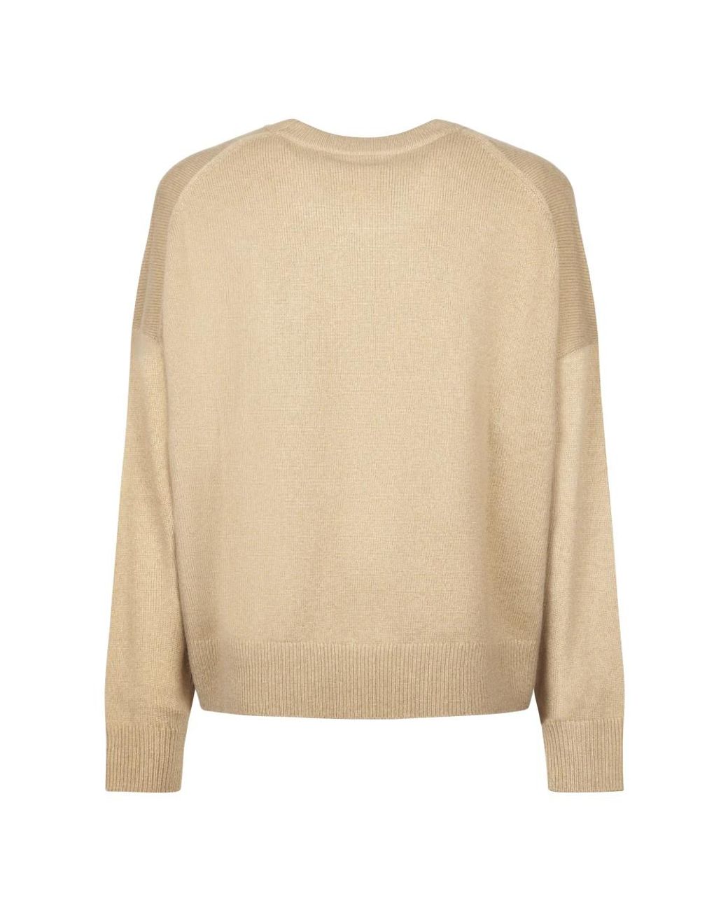 Max Mara Natural Round-Neck Knitwear