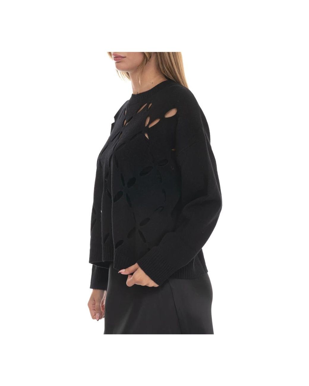 Liu Jo Black Round-Neck Knitwear