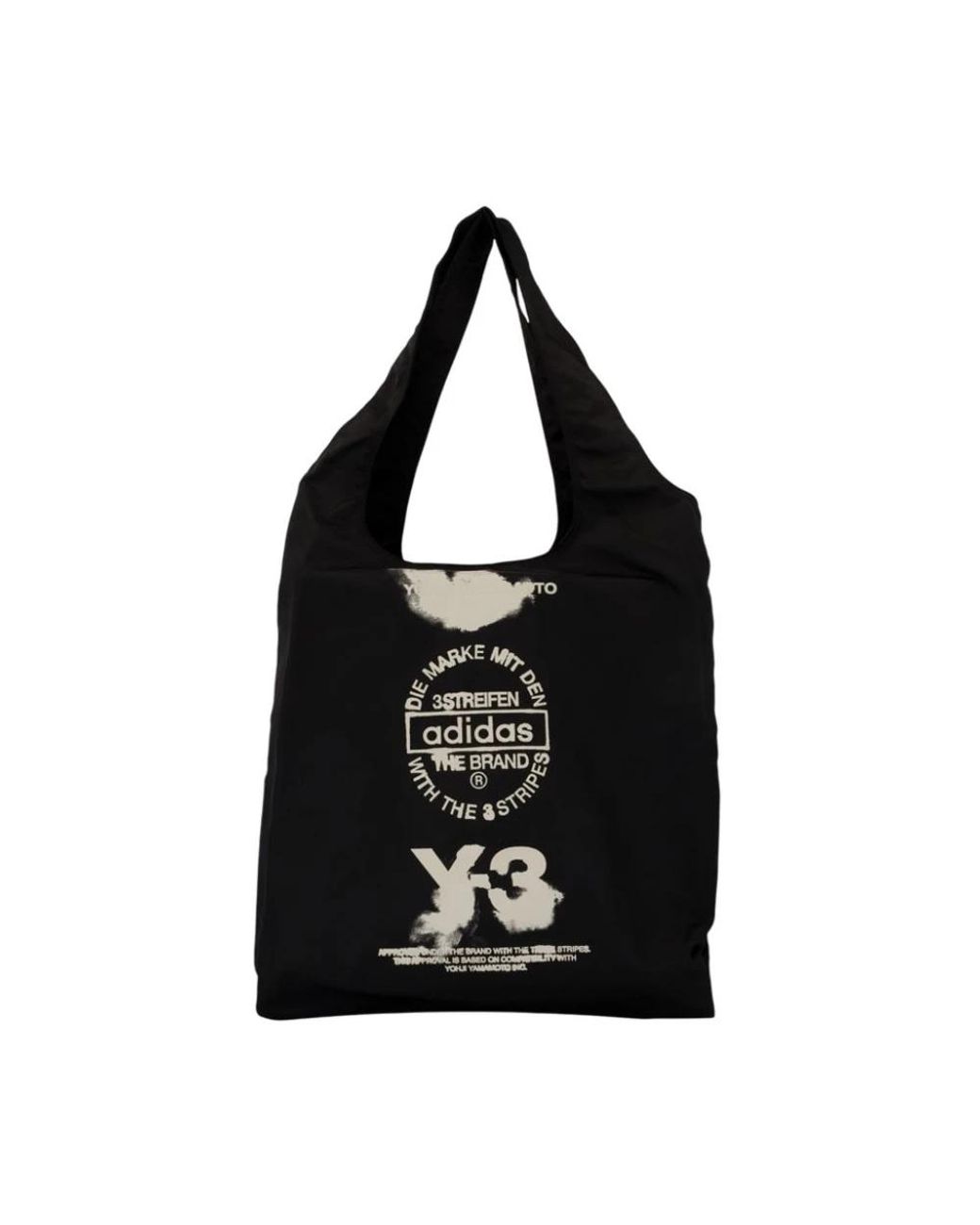 Y-3 Black Shopper Bag