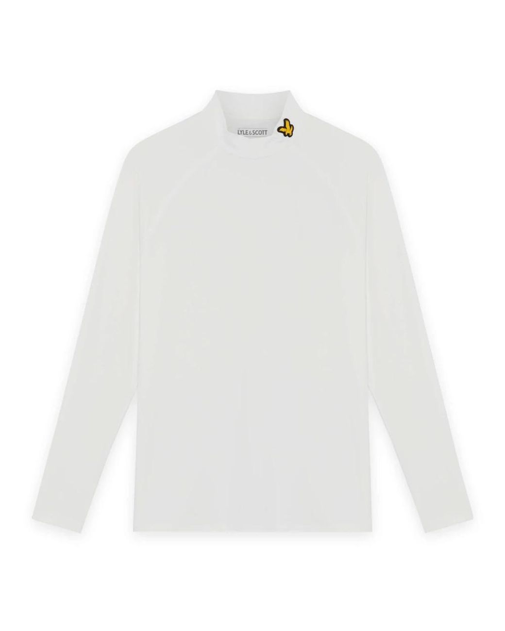Lyle & Scott Tops ,Wit ,Polyester Tech Baselayer in het White voor heren