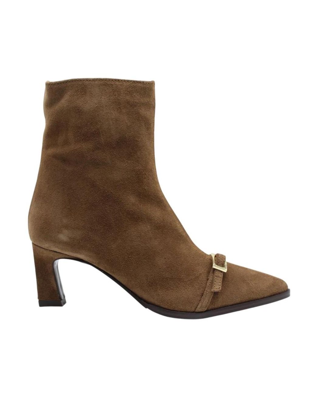 CTWLK Brown Heeled Boots