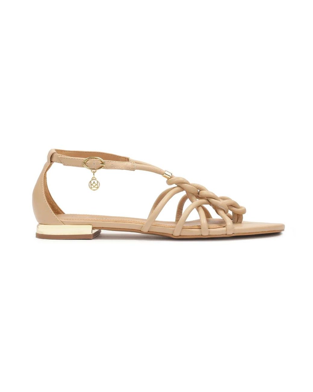 Flat Sandals Kazar en coloris Metallic