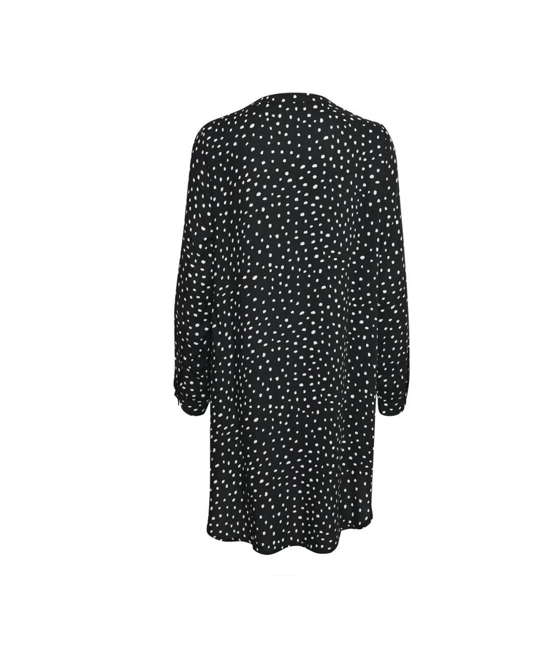 Short Dresses Kaffe de color Black