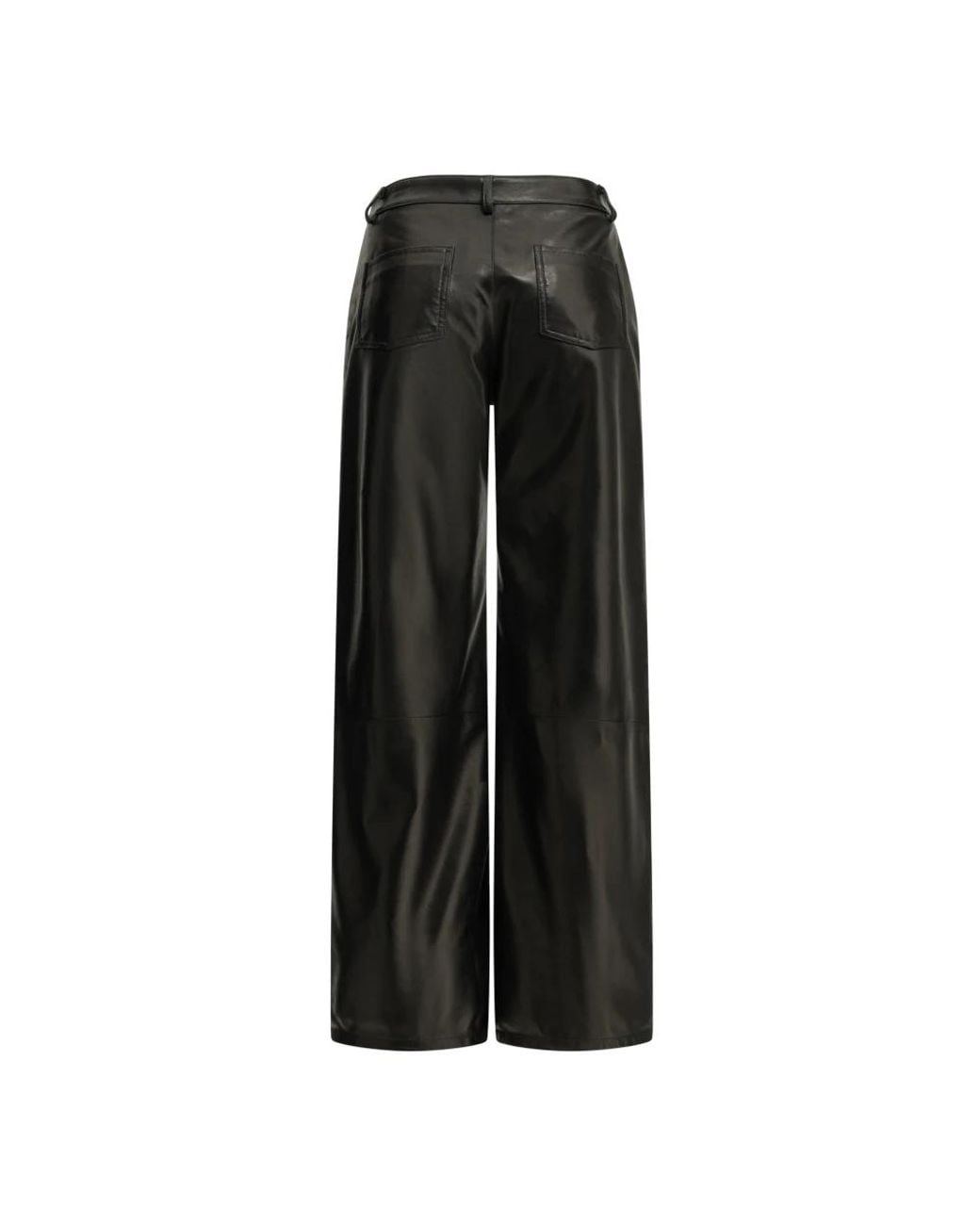 Leather Trousers Semler de color Black