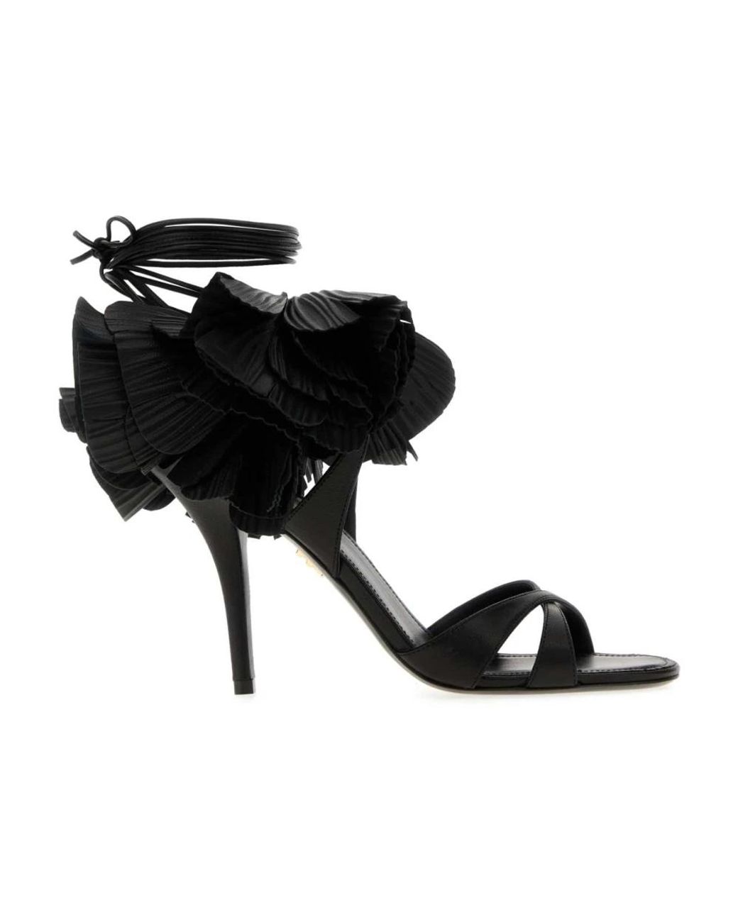 Ferragamo Black High Heel Sandals