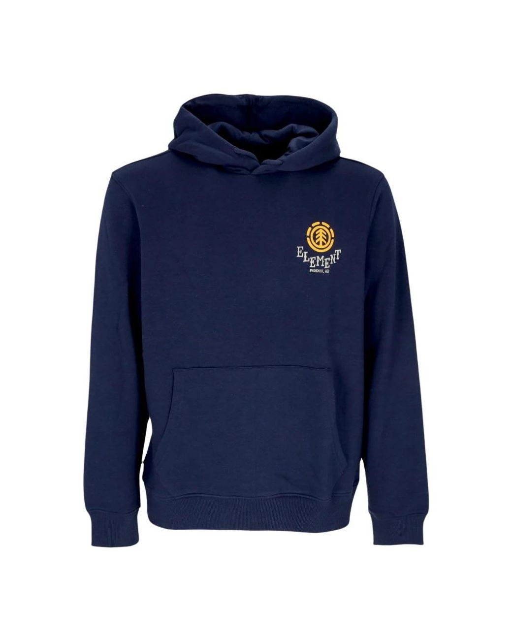 Element Hoodies & Sweatvesten ,Blauw ,Katoen Hoodie Met Kangoeroezak in het Blue voor heren