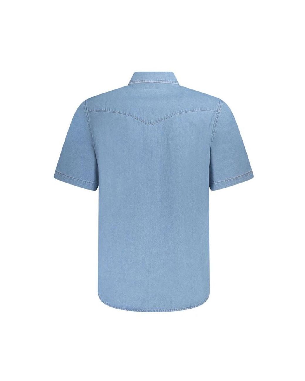 Wrangler Blue Short Sleeve Shirts for men