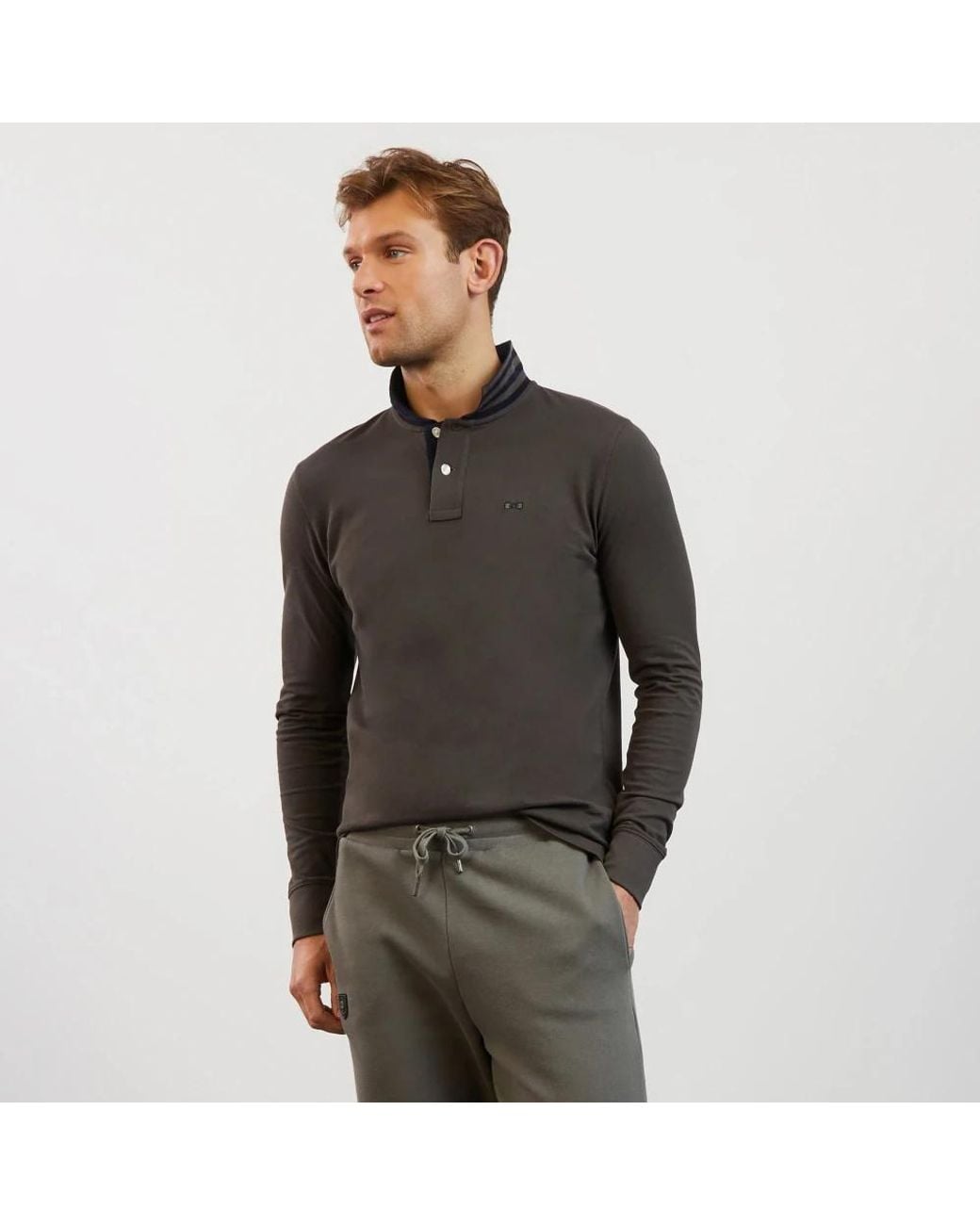 Eden Park Gray Polo Shirts for men