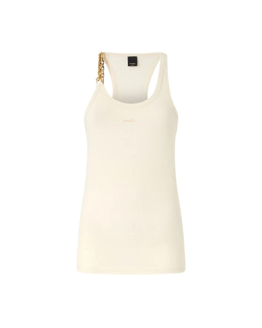 Pinko Natural Sleeveless Tops