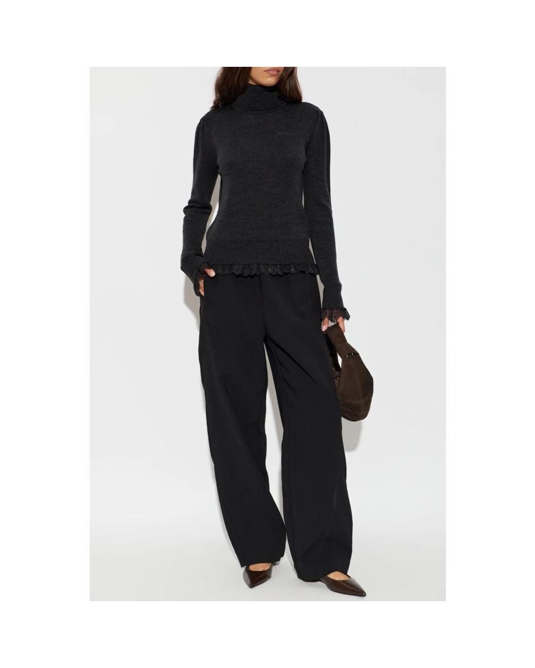 Ganni Black Turtlenecks