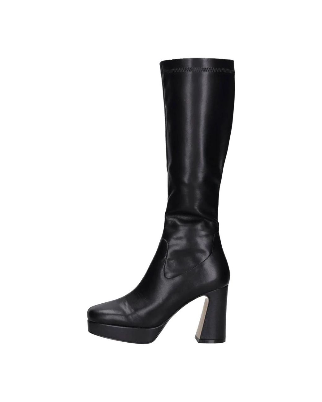 Emanuélle Vee Black Heeled Boots
