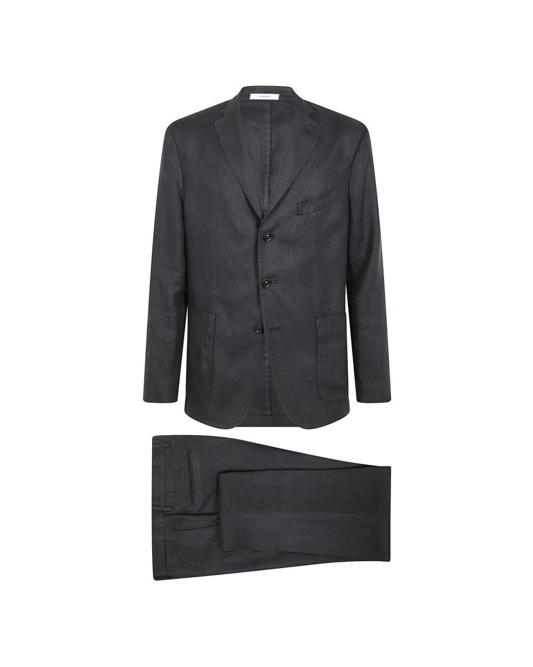 Boglioli Black Single Breasted Suits for men