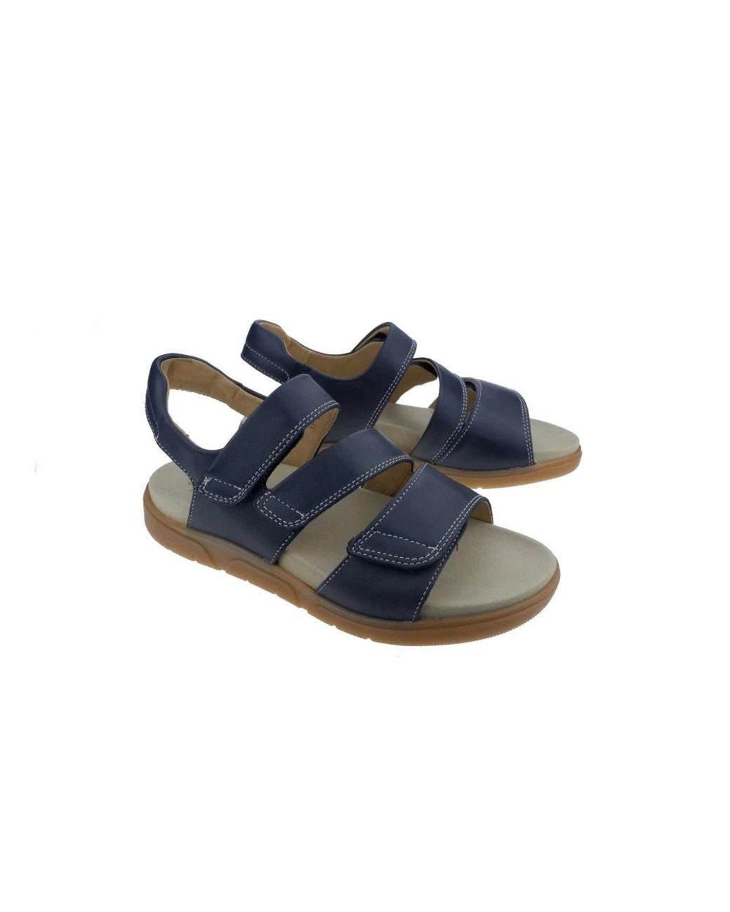 Flat sandals Ara de color Blue