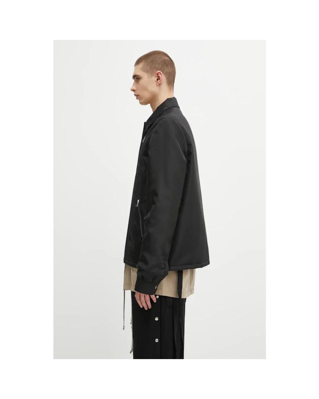 Light Jackets Rick Owens de hombre de color Black