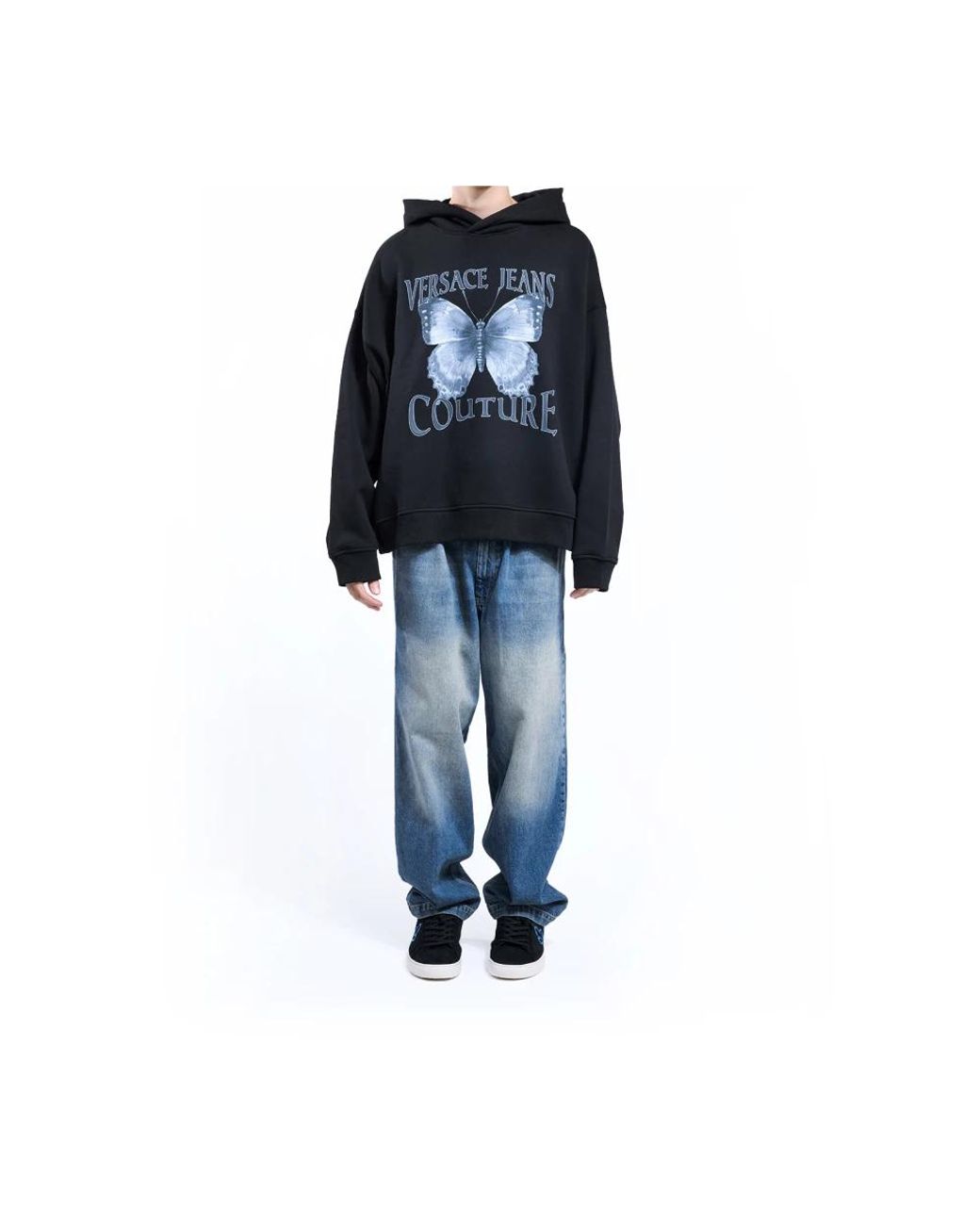 Versace Jeans Couture Blue Hoodies for men