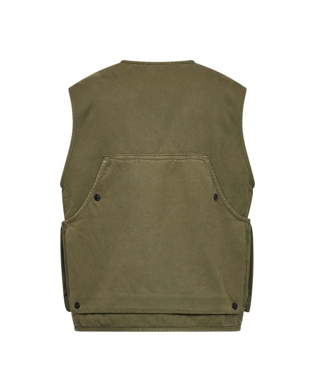 Stone Island Green Vests for men
