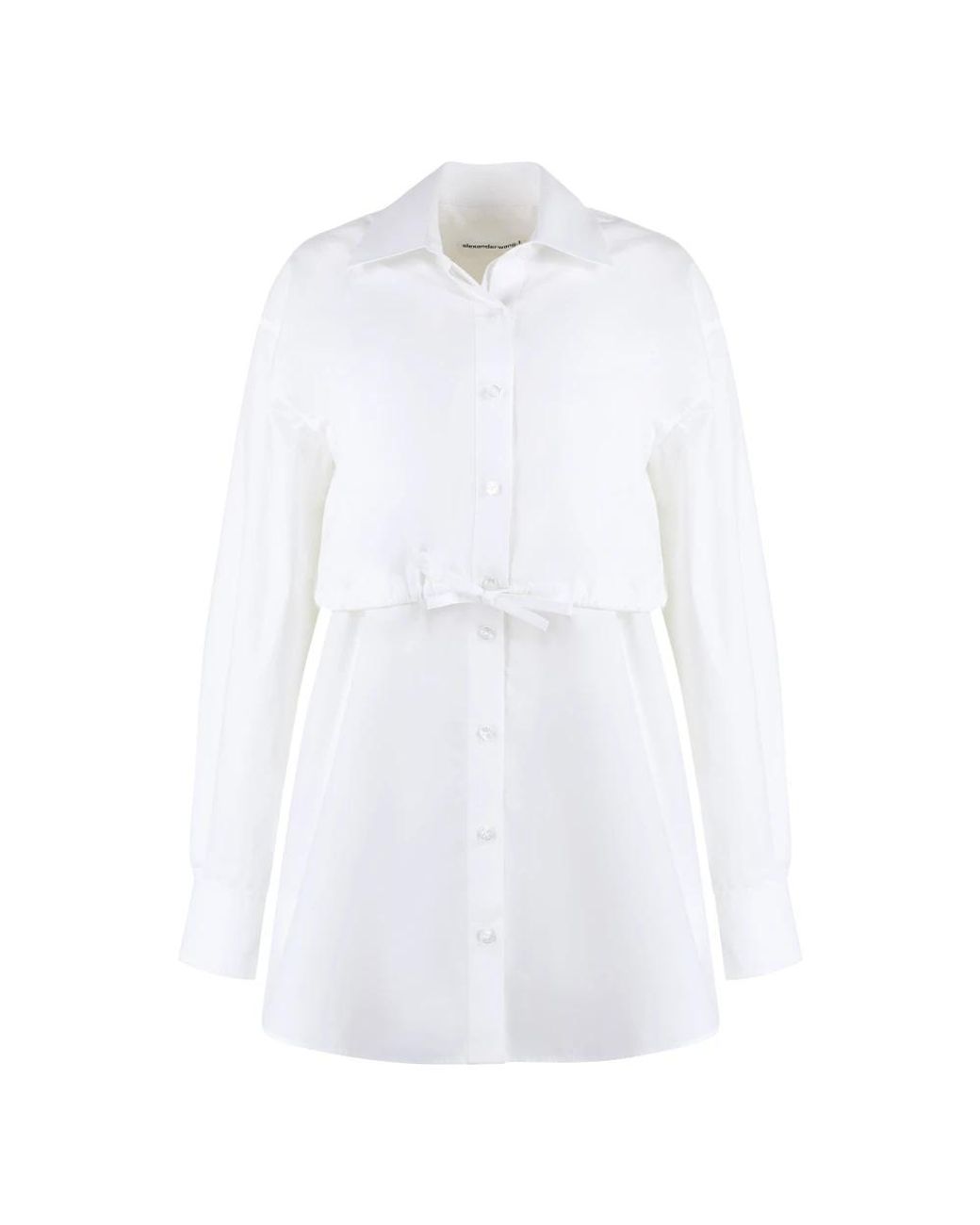 Alexander Wang White Shirt Dresses