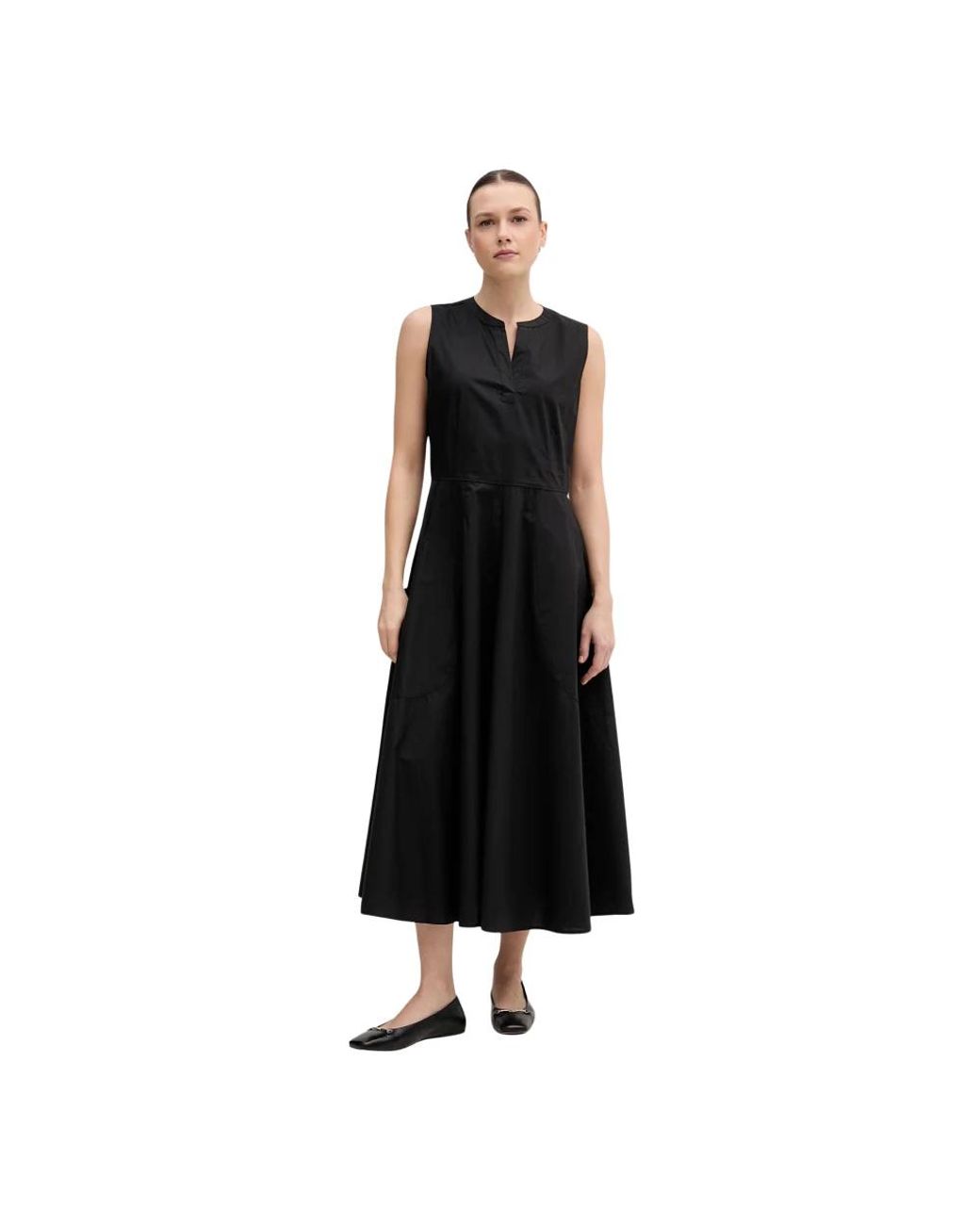 Midi Dresses DKNY en coloris Black