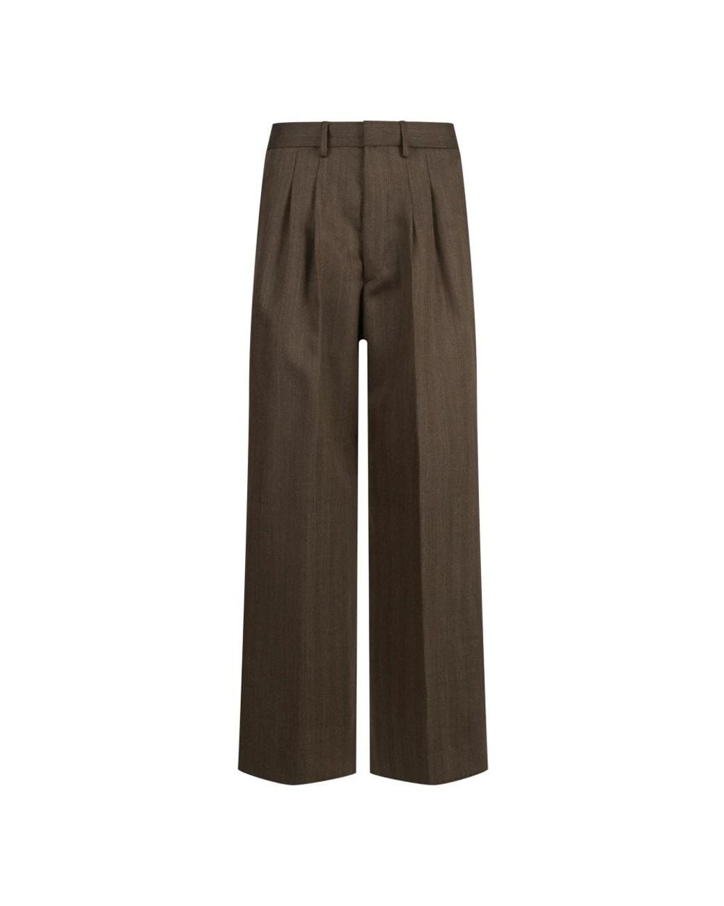 Dondup Brown Wide Trousers