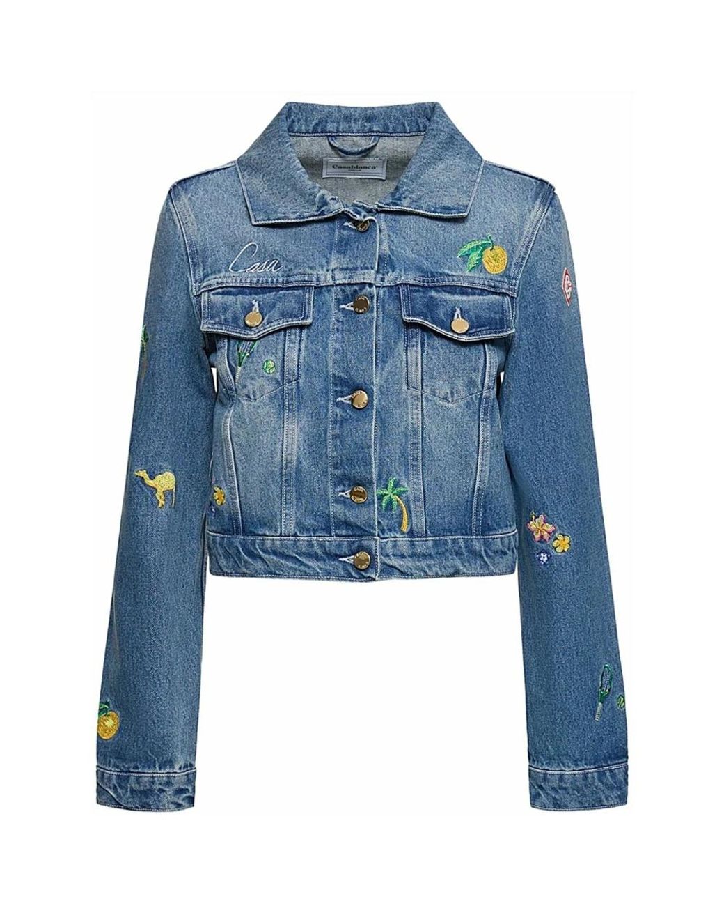 Casablanca Blue Denim Jackets