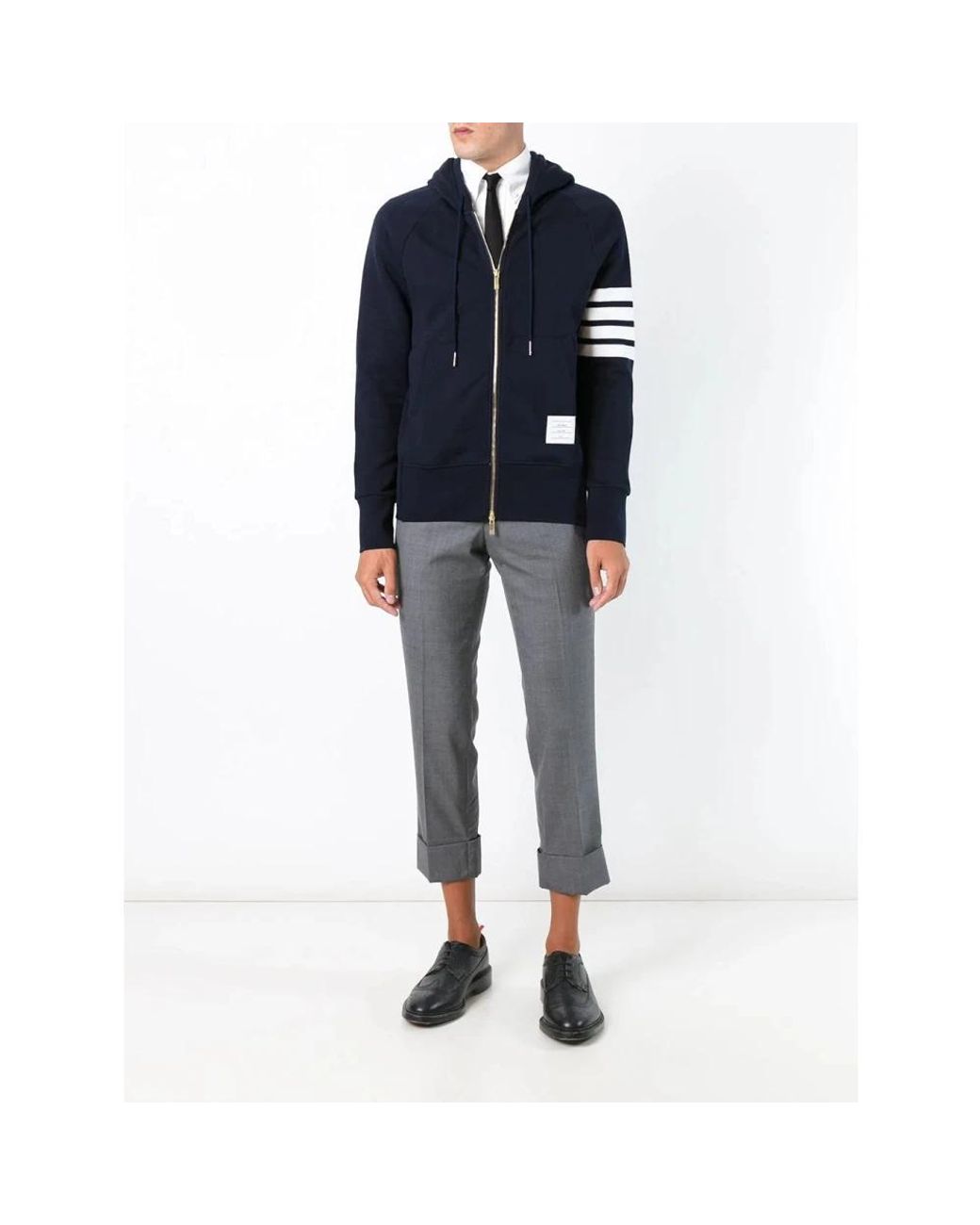 Thom Browne Blue Zip-Throughs for men