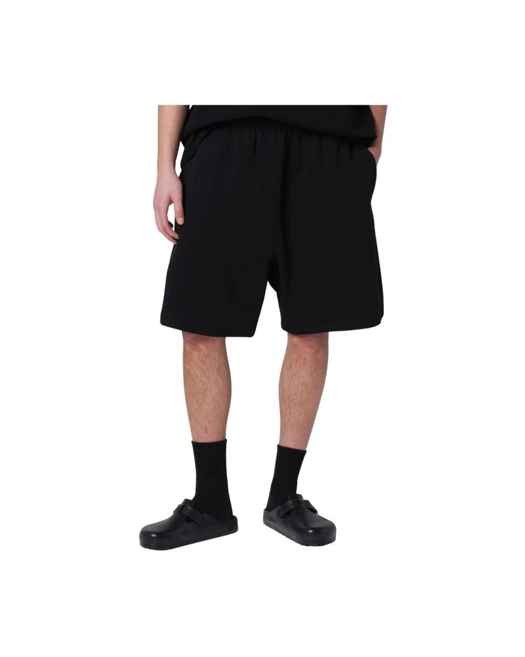 Entire studios Black Long Shorts for men
