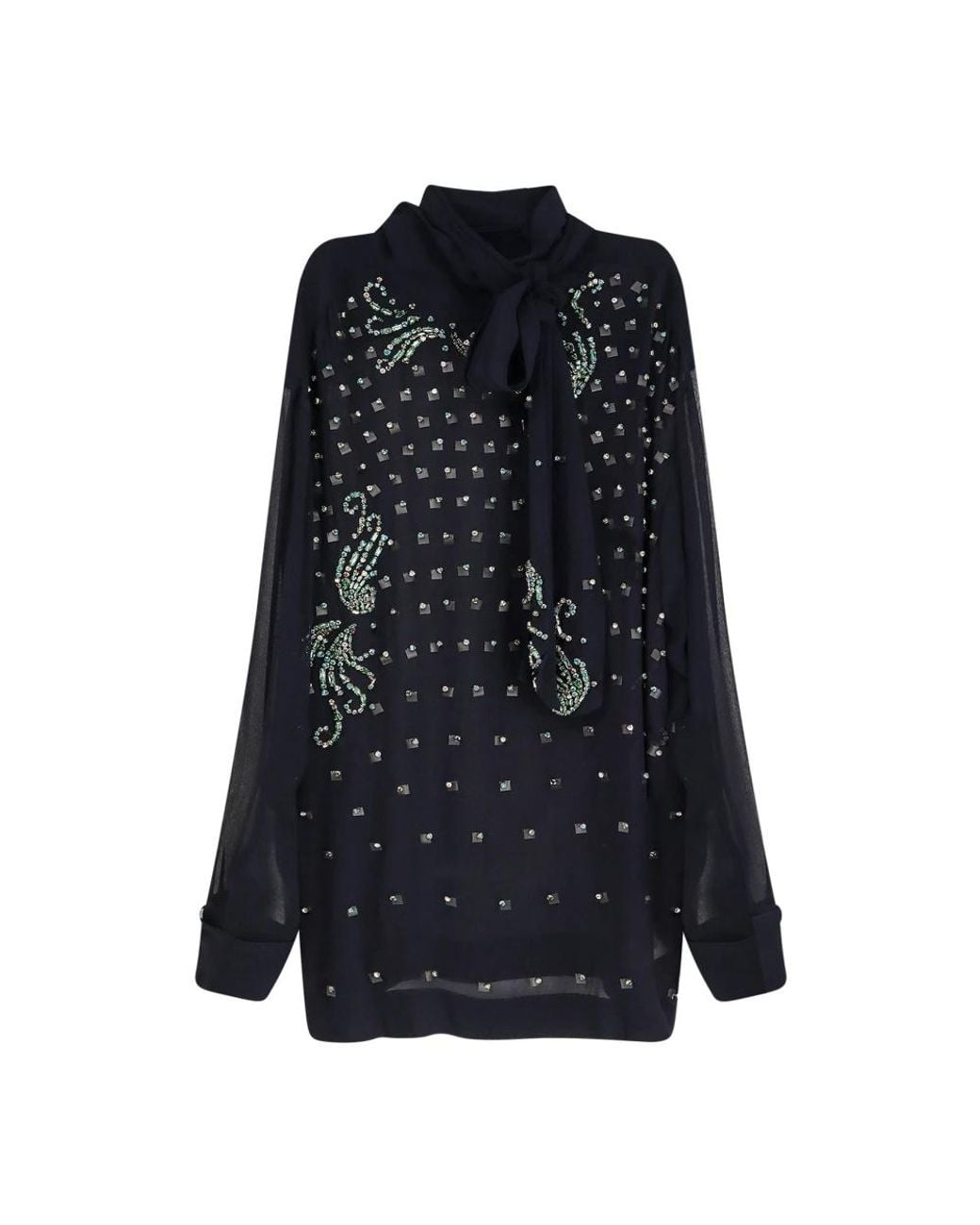 Dries Van Noten Blue Blouses