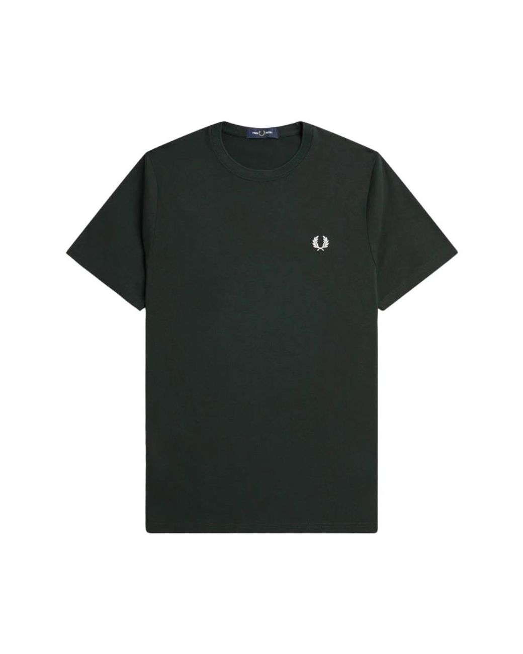 Fred Perry Tops ,Groen ,Katoen Klassiek T-Shirt in het Green voor heren