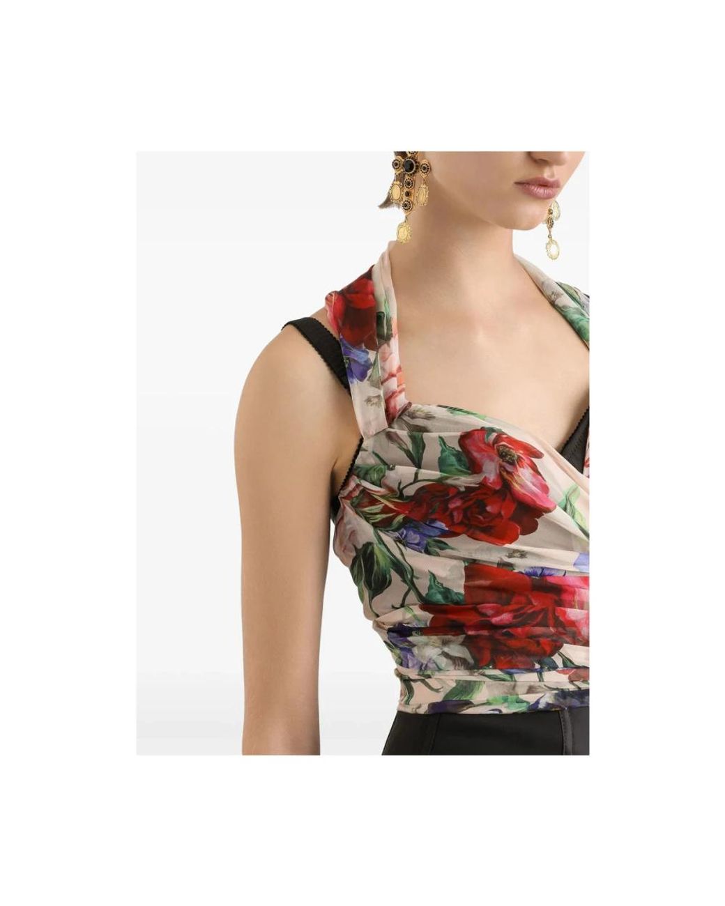 Dolce & Gabbana Red Sleeveless Tops