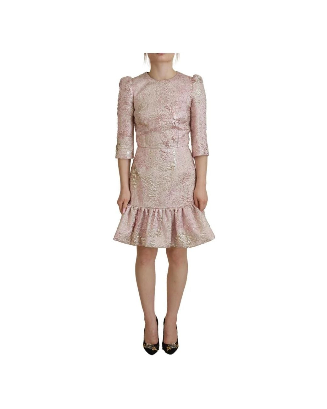 Dolce & Gabbana Pink Short Dresses
