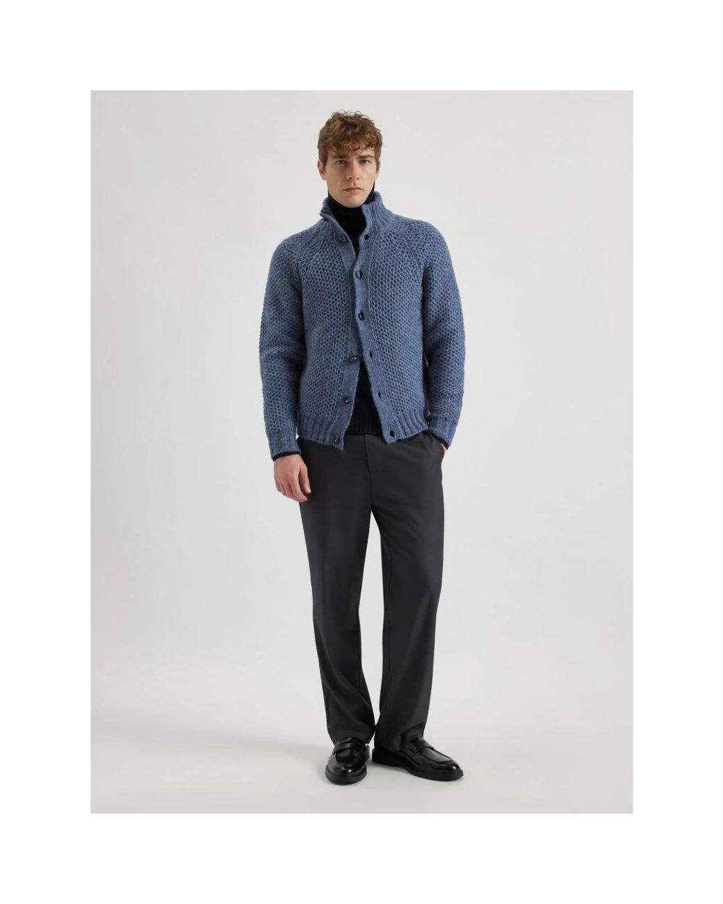 Cardigans Alpha Studio de hombre de color Blue