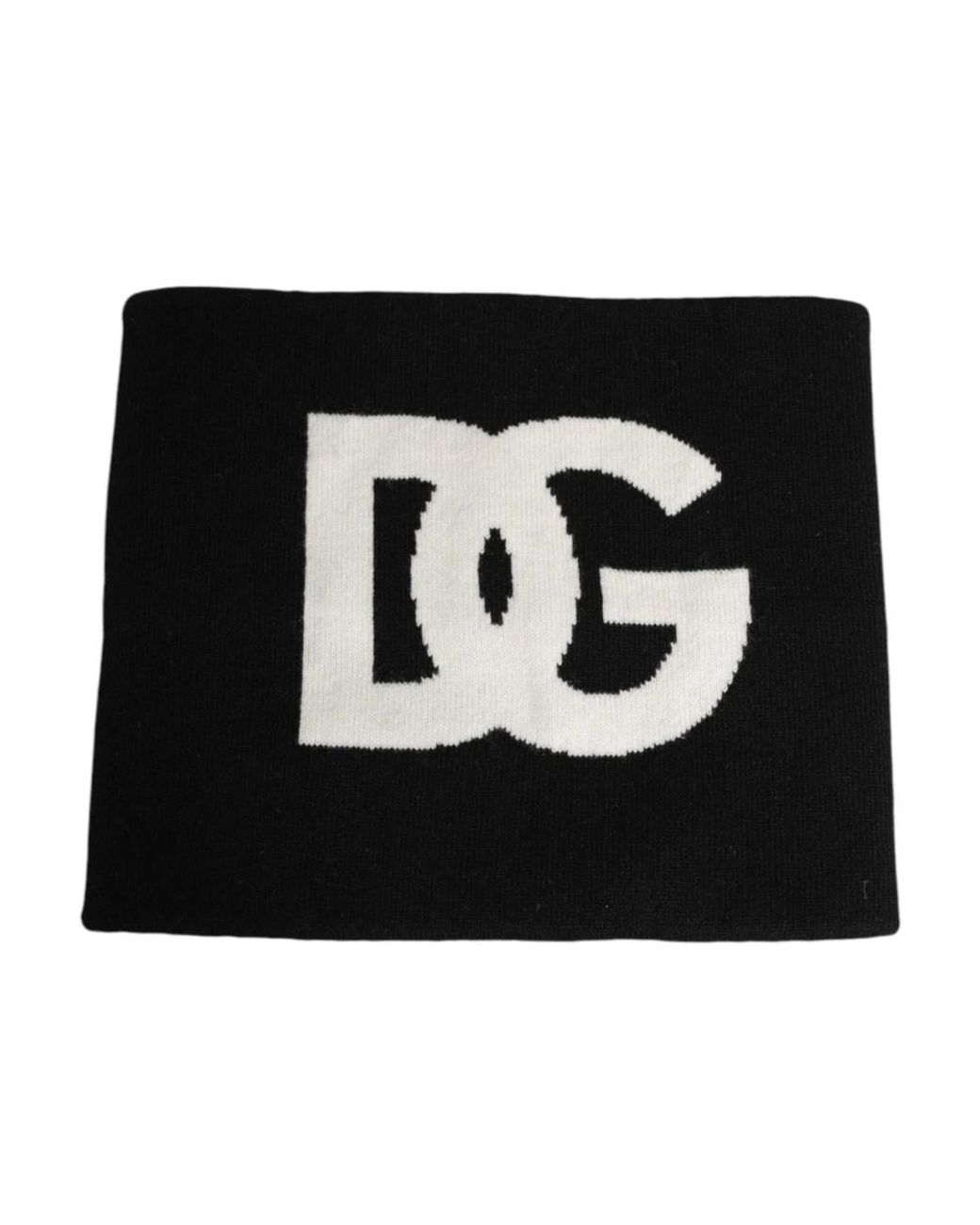 Dolce & Gabbana Black Winter Scarves for men