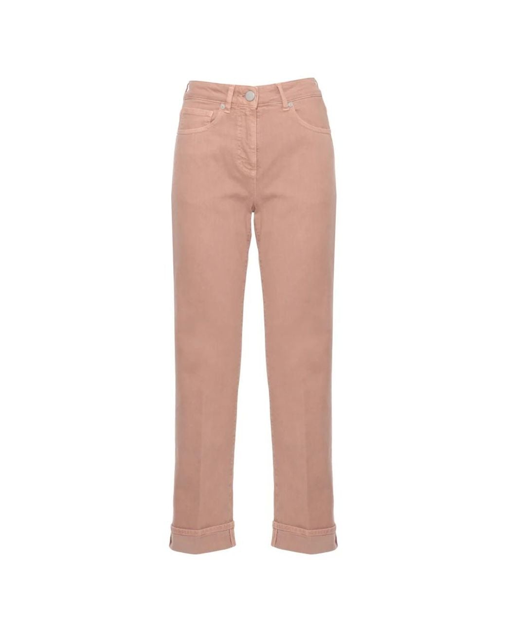 Peserico Pink Straight Fit Jeans