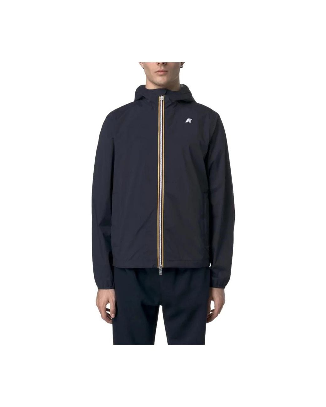 K-Way Blue Rain Jackets for men