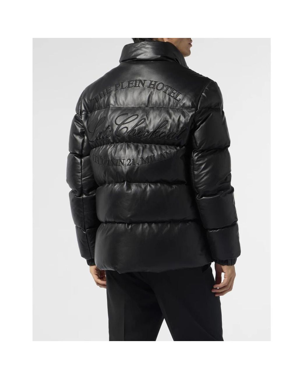Down Jackets Philipp Plein de hombre de color Black