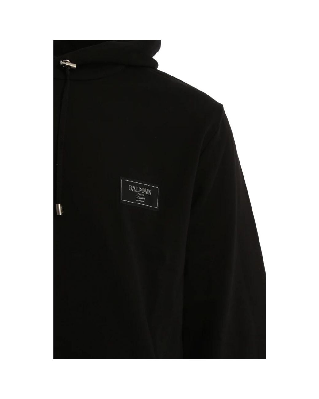 Balmain Black Hoodies for men