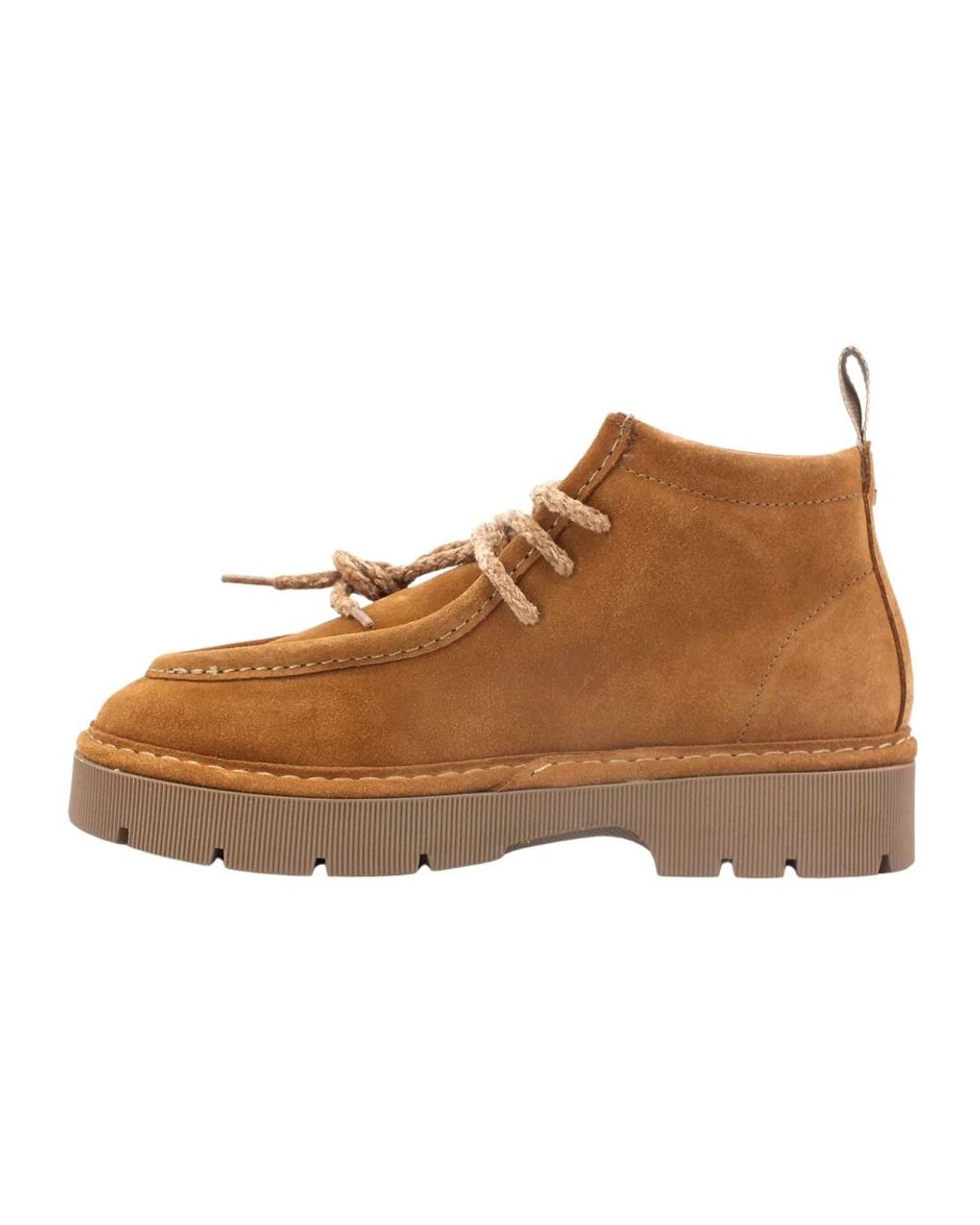 Pànchic Brown Lace-Up Boots