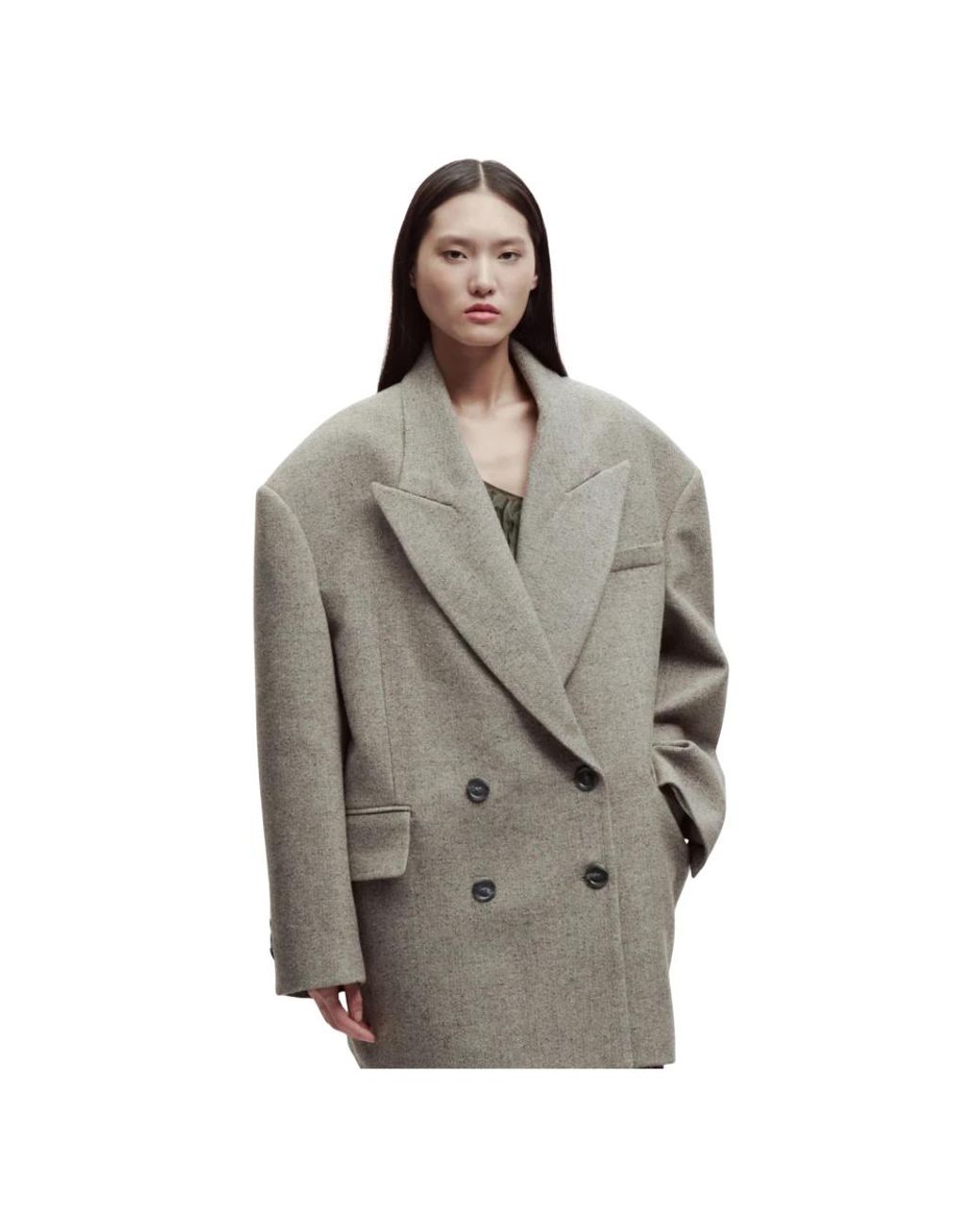 Erika Cavallini Semi Couture Gray Blazers