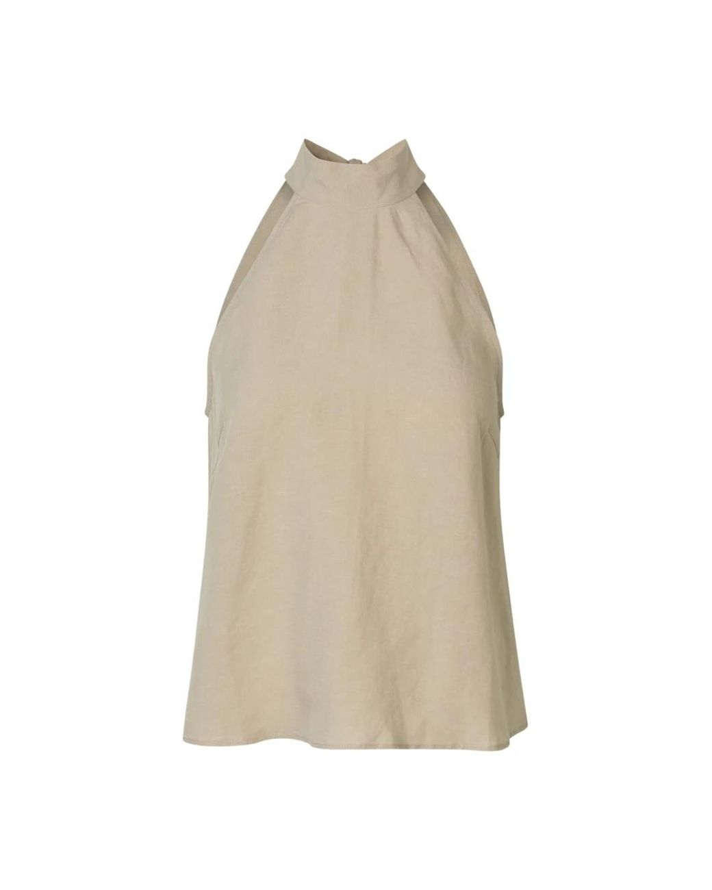 Sleeveless Tops Samsøe & Samsøe de color Natural