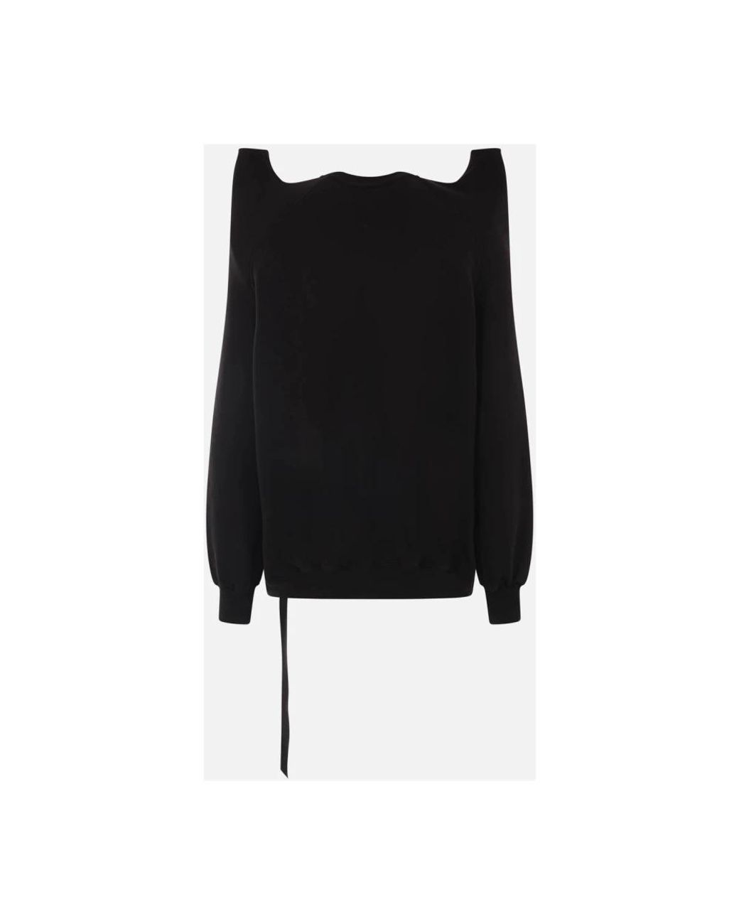 Round-Neck Knitwear Rick Owens de hombre de color Black