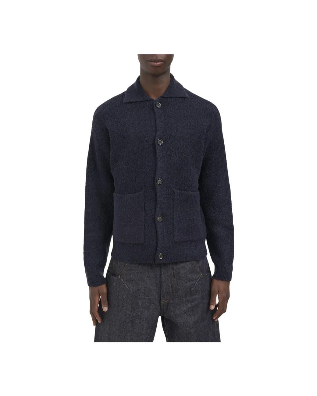 Cardigans Paolo Pecora pour homme en coloris Blue