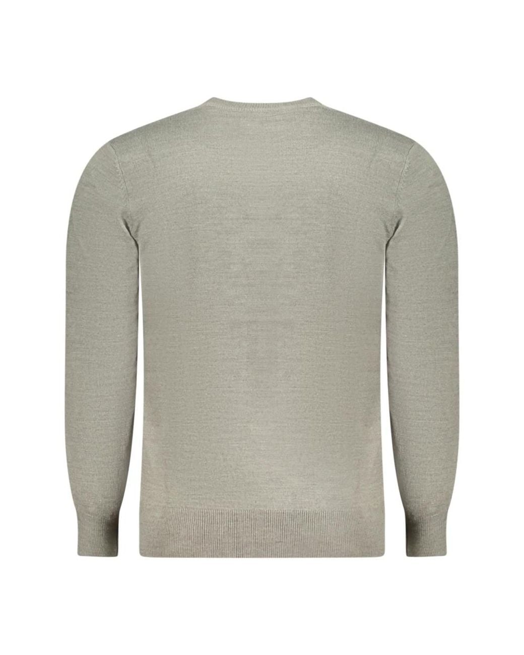 North Sails Gray Round-Neck Knitwear for men