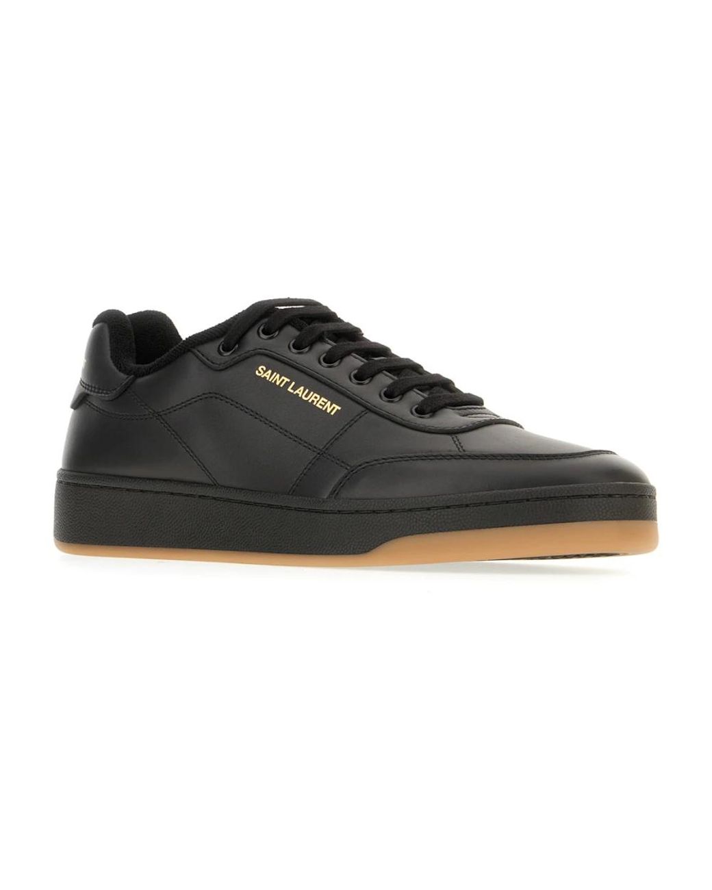 Saint Laurent Schoenen ,Zwart ,Leer Sl/61 Sneakers in het Black voor heren