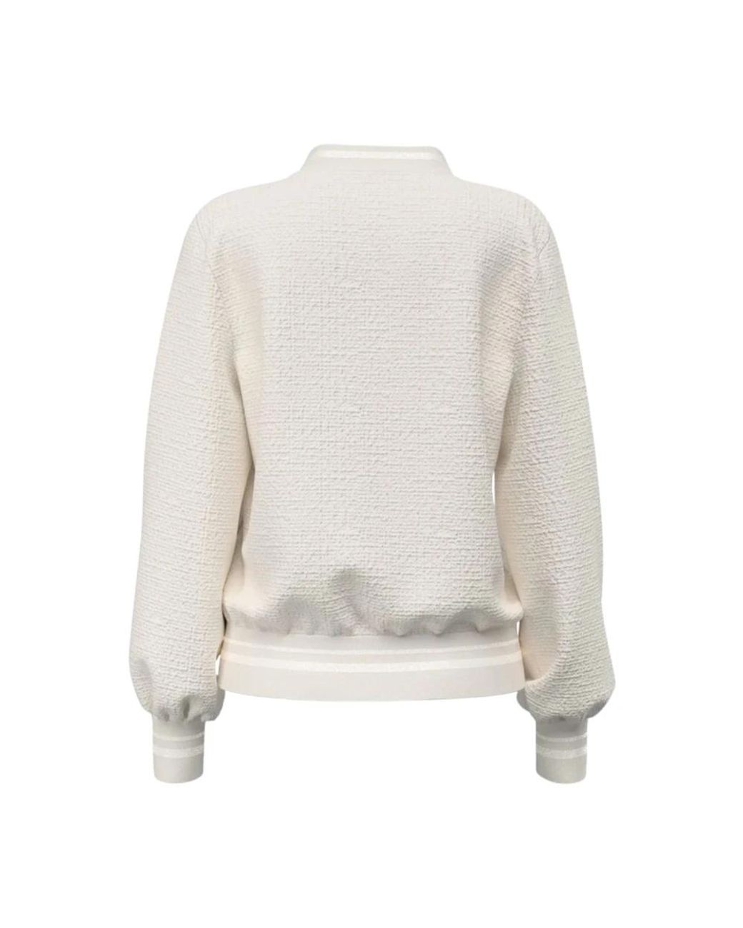 Guess White Bomber Jackets