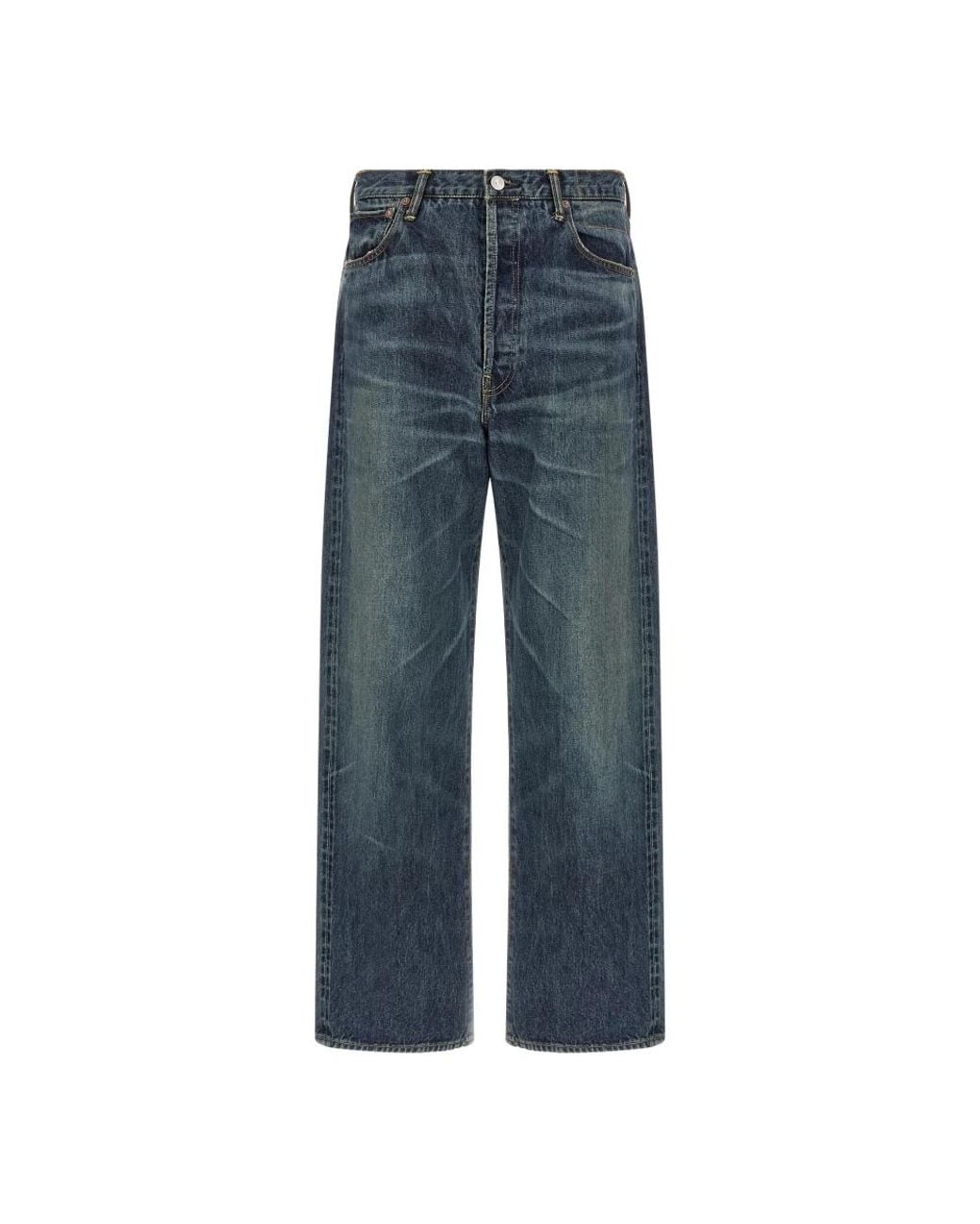 Visvim Blue Straight Fit Jeans for men