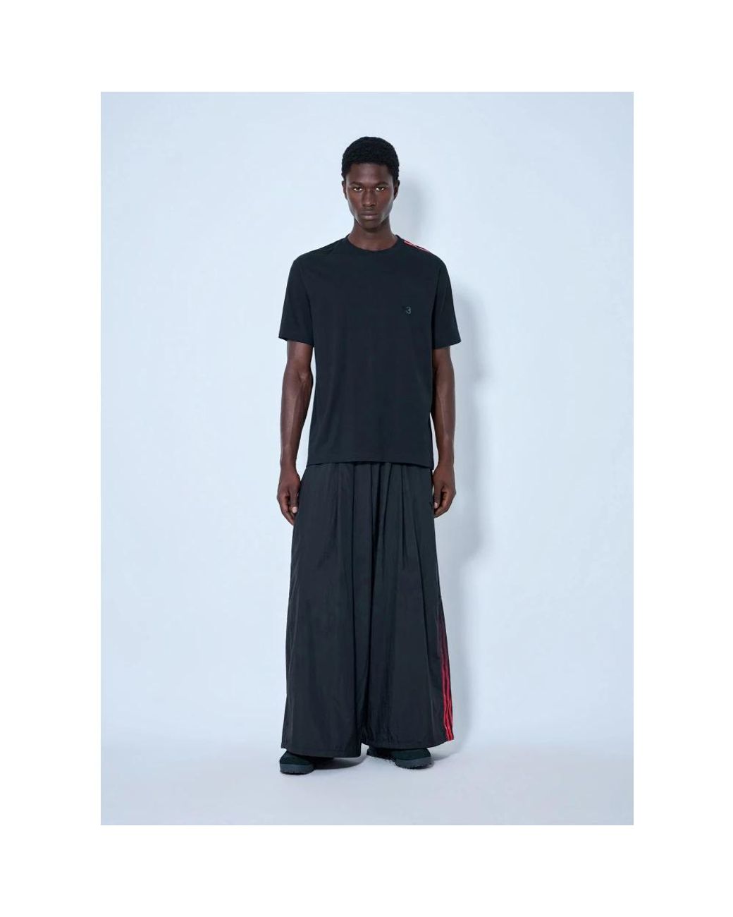 Y-3 Blue Wide Trousers for men