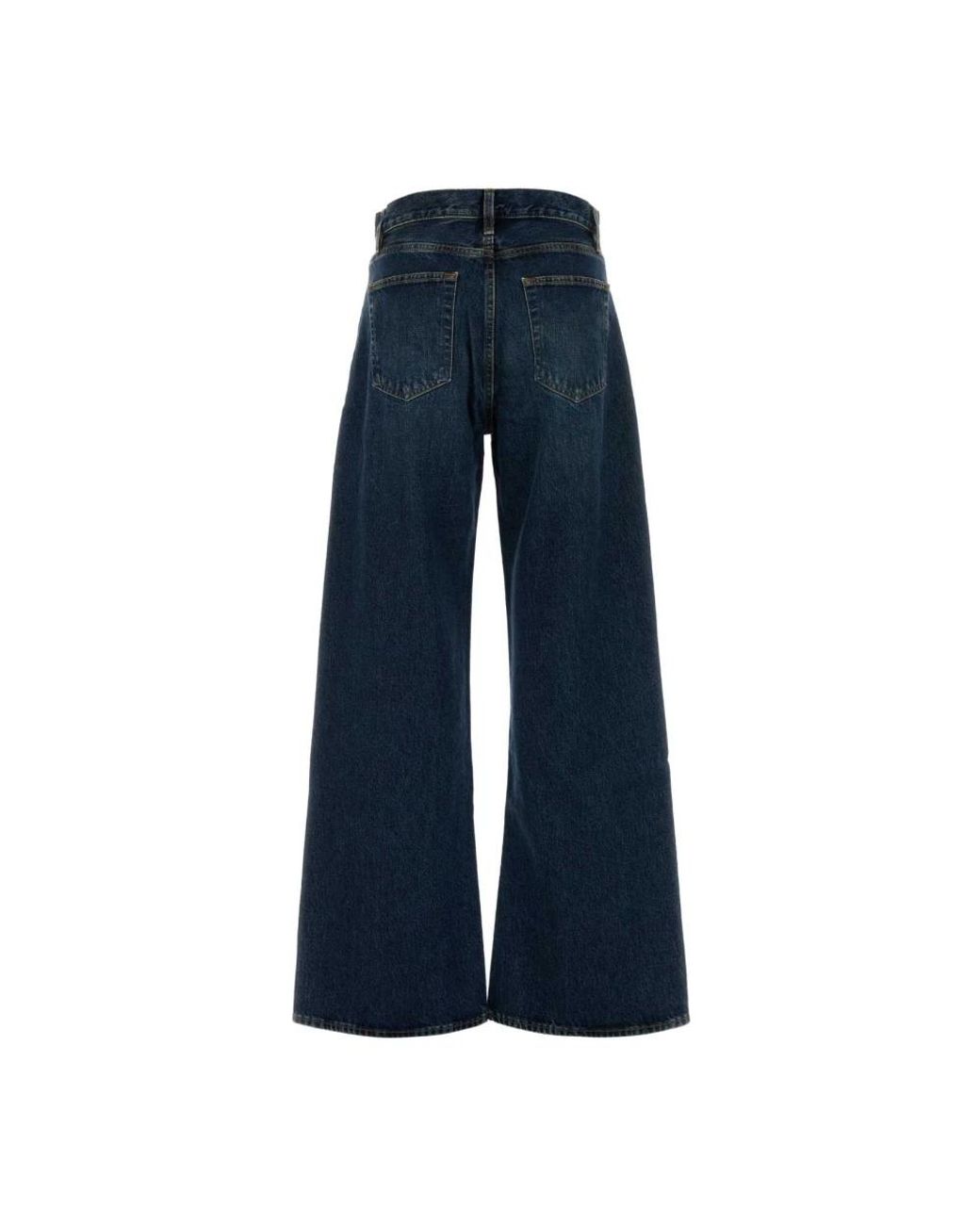 FRAME Blue Wide Jeans